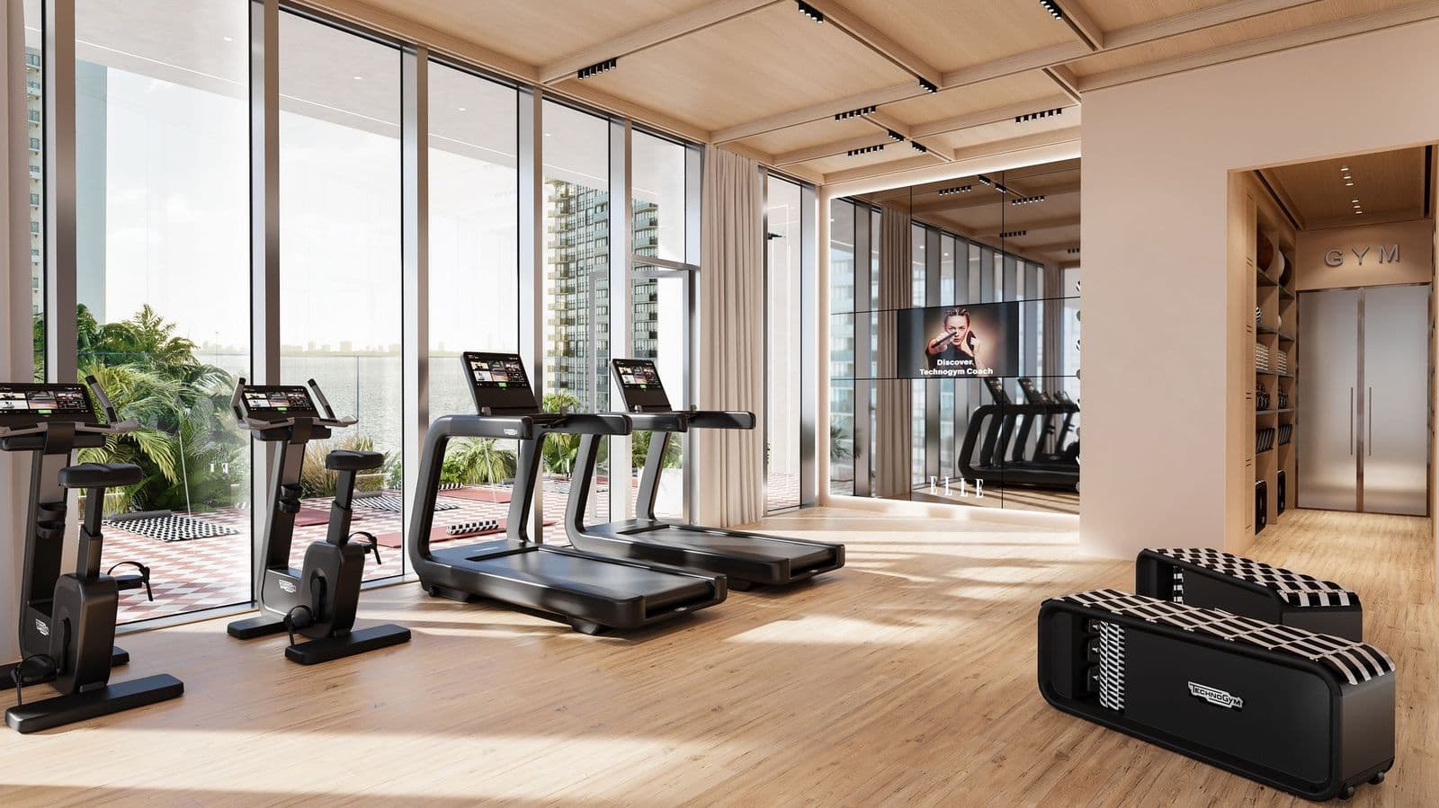 ELLE Residences Miami fitness center
